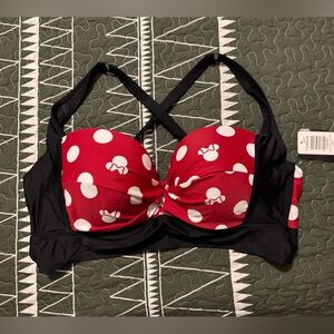 Torrid Minnie Mouse Swim Top